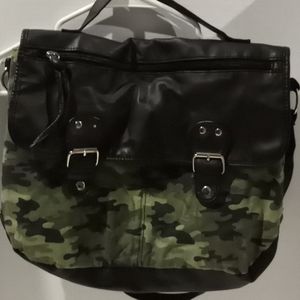Deena & Ozzy satchel purse camouflage